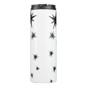 Hexe Sterne: Halloween Night Background Thermosbecher (Rückseite)