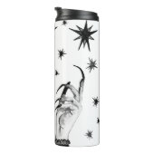 Hexe Sterne: Halloween Night Background Thermosbecher (Nach rechts gedreht)