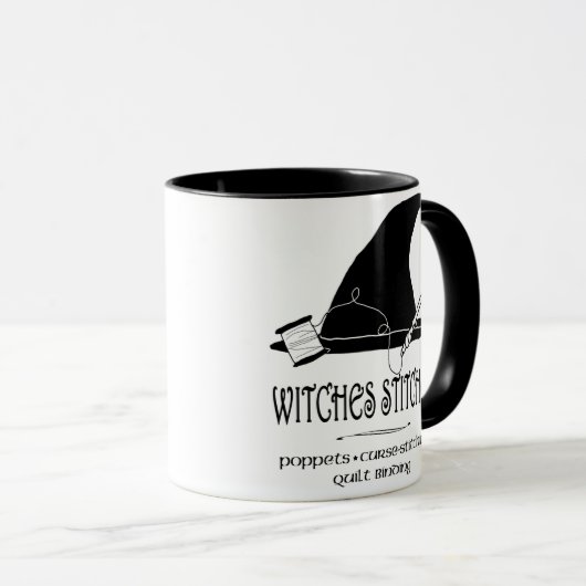 Hexe-Stich-Tasse Tasse (VorderseiteRechts)