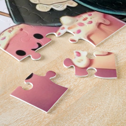 Hexe Stirring a Pot of Candy Puzzle (Seite)