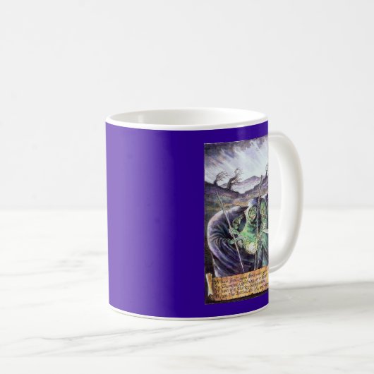 Hexe-Tasse William Shakespeare Macbeth Kaffeetasse (VorderseiteRechts)