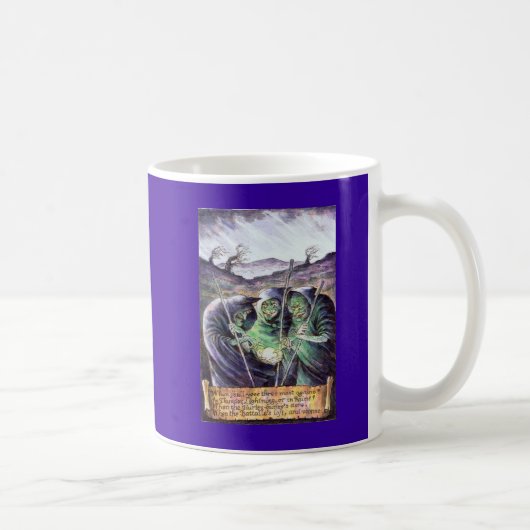 Hexe-Tasse William Shakespeare Macbeth Kaffeetasse (Rechts)