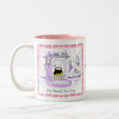 Hexe-Tasse Zweifarbige Tasse (Links)