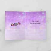 Hexe Themed Halloween Karte (Innenseite)