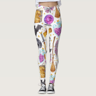 Hexe-Trankwatercolor-Halloween-Leggings Leggings