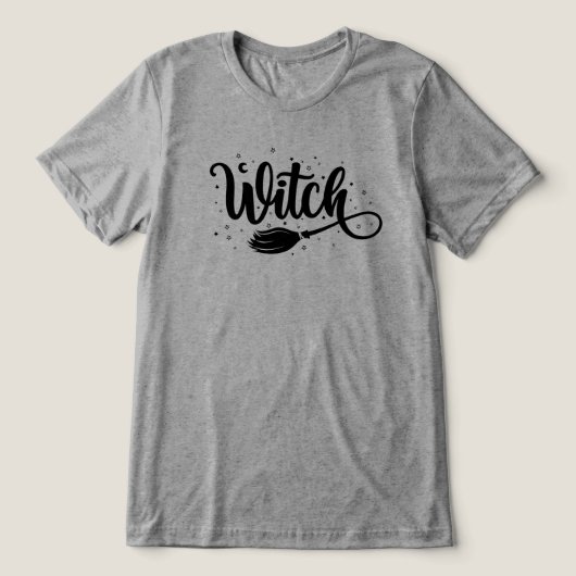 Hexe Tri-Blend Shirt (Design Vorderseite)