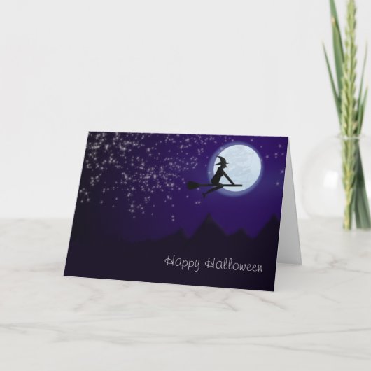 Hexe über die Berge Karte (Vorderseite)