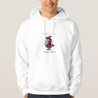 Hexe und Boo Freundinnen Süßer Halloween-Zauber Hoodie
