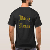 Hexe und der Mond T-Shirt (Rückseite)