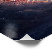 Hexe und Drache Poster (Ecke)