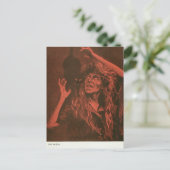 Hexe und ihre Katze Postkarte (Stehend Vorderseite)