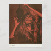 Hexe und ihre Katze Postkarte (Vorderseite)