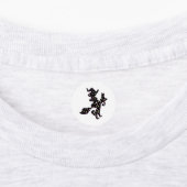 Hexe und Katze, Halloween-Stimmung Etiketten (Befestigt)