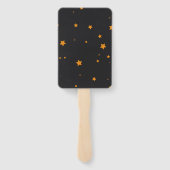 Hexe und Katzengeburt Fächer (Rückseite)