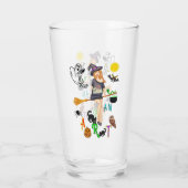 Hexe und Kunst Glas (Rückseite)