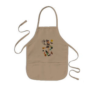 Hexe und Kunst Kinderschürze
