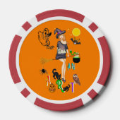 Hexe und Kunst Pokerchips (Rückseite)