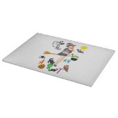 Hexe und Kunst Schneidebrett (Ecke)
