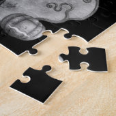 Hexe und Puppe Halloween Puzzle (Seite)