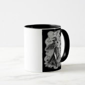 Hexe und Puppe Halloween Tasse (VorderseiteRechts)