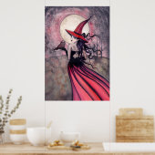 Hexe und Schale-Poster drucken Poster (Küche)
