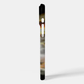 Hexe und schwarze Katze, Happy Halloween! Case-Mate iPhone Hülle (Rückseite / Links)