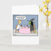 Hexe Verabredet Karte (Gelbe Blume)