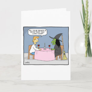 Hexe Verabredet Karte