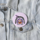 Hexe Vibes Black Rainbow Button (Beispiel)