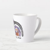 Hexe Vibes Black Rainbow Milchtasse (Rechte Ecke)