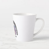 Hexe Vibes Black Rainbow Milchtasse (Rechts)
