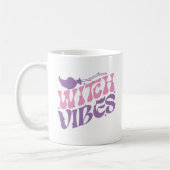 Hexe Vibes Halloween Magic Broom Kaffeetasse (Links)