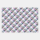 Hexe Vibes Mixed Halloween Geschenkpapier Set (Vorderseite 2)