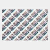Hexe Vibes Mixed Halloween Geschenkpapier Set (Vorderseite)