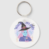 Hexe Vibes nur ästhetischer Schlüsselanhänger (Vorderseite)