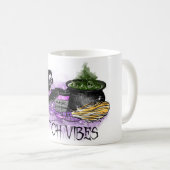 Hexe Vibes - süßer Halloween-Kaffee Kaffeetasse (VorderseiteRechts)