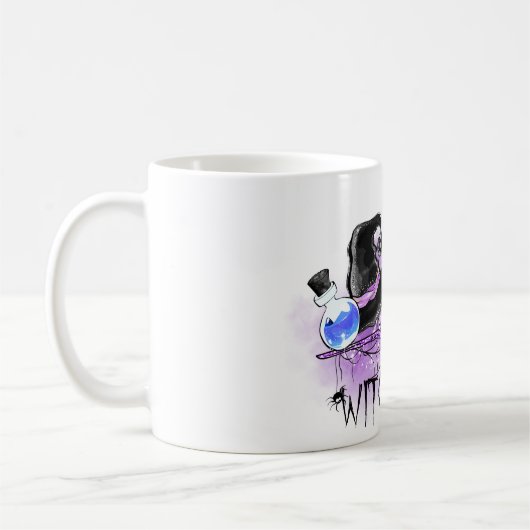 Hexe Vibes - süßer Halloween-Kaffee Kaffeetasse (Links)