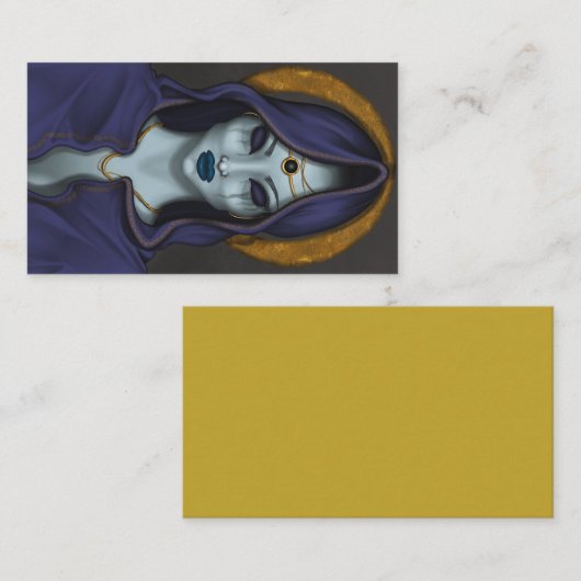 Hexe Visitenkarte (Vorne/Hinten)