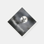 Hexe Vollmond Serviette (Ecke)