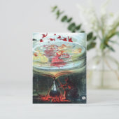 Hexe-Whirl-Waltzes Postkarte (Stehend Vorderseite)