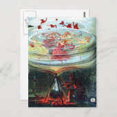 Hexe-Whirl-Waltzes Postkarte (Vorne/Hinten)