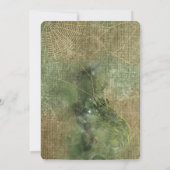 Hexe Wicca Zauber und Webs Einladung Hochzeitsfeie (Rückseite)