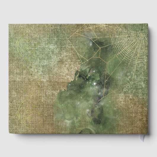 Hexe Wicca Zauber und Webs Gästebuch (Rückseite)