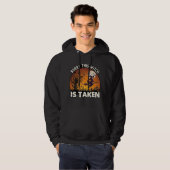 Hexe wird Besen Baum Friedhof Halloween_1 Hoodie (Vorne ganz)