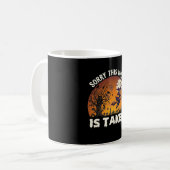 Hexe wird Besen Baum Friedhof Halloween_1 Kaffeetasse (Vorderseite Links)