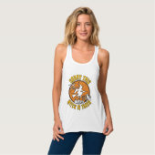 Hexe wird Halloween-Kürbisse Katze_1 Tank Top (Vorderseite Vollansicht)