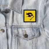 Hexe-Zonen-Zeichen - metrisch Button (Beispiel)