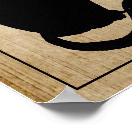 Hexe-Zuhause Poster (Ecke)