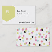 HexeConfetti - Zitrone Visitenkarte (Vorne/Hinten)