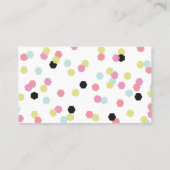 HexeConfetti - Zitrone Visitenkarte (Rückseite)